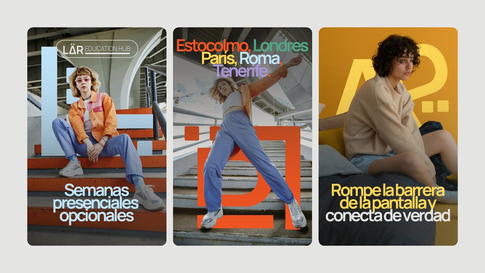Carteles de las semanas presenciales