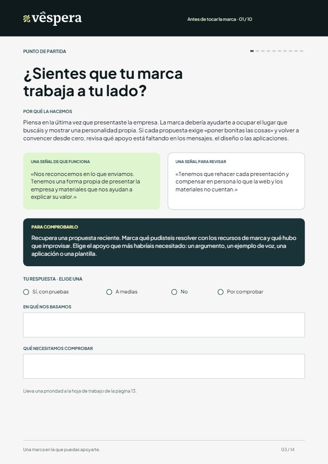 Pregunta 01 · Punto de partida