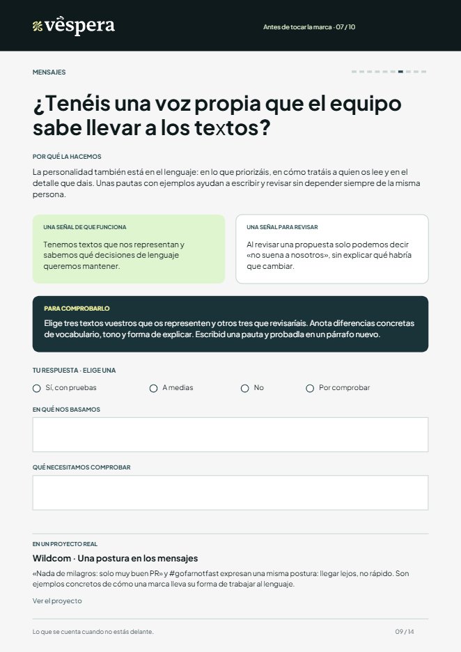 Pregunta 07, con el caso de Wildcom