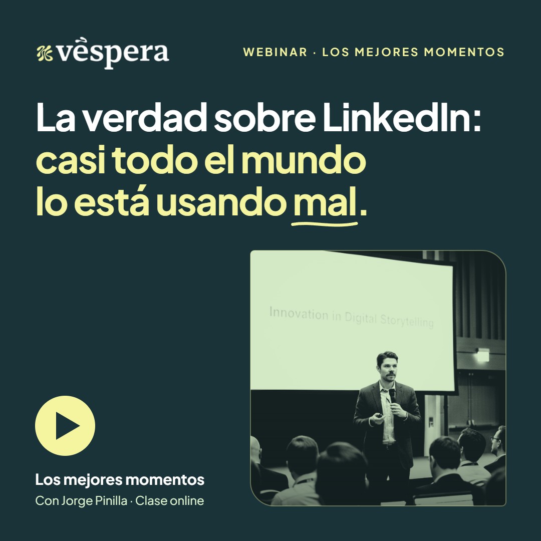 Webinar LinkedIn de Véspera