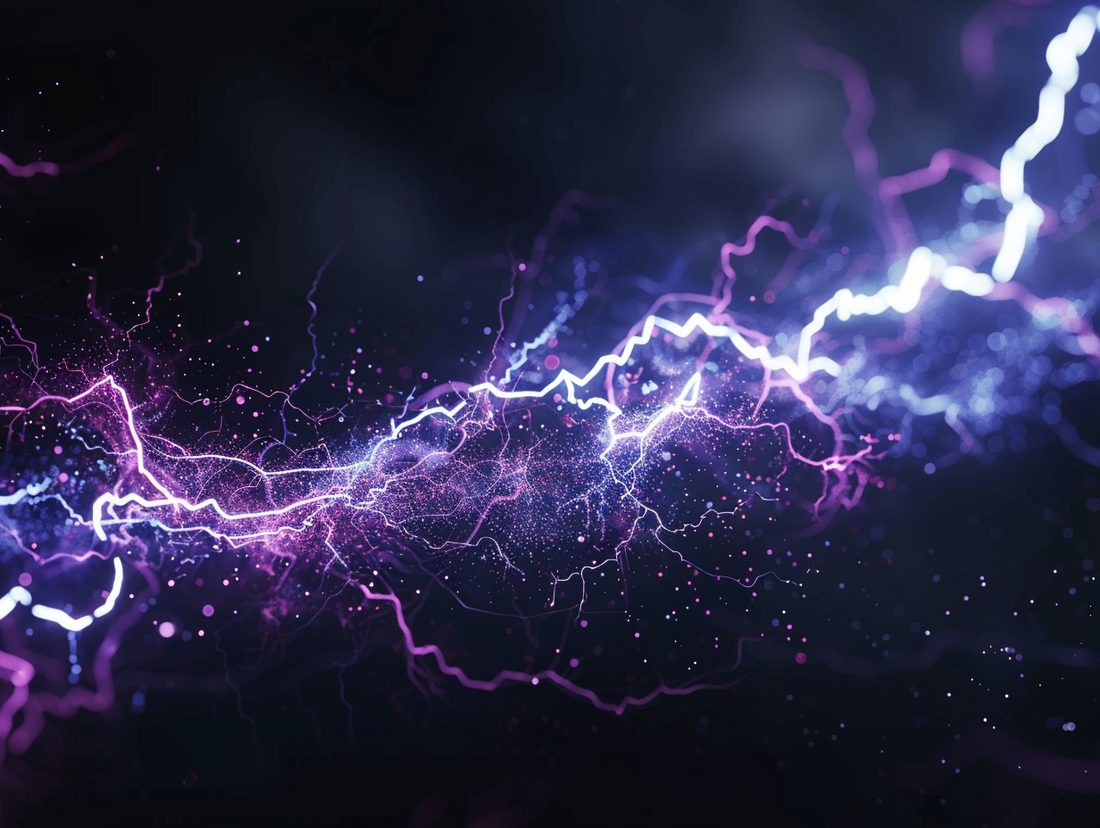 Rayo formado por una red neuronal