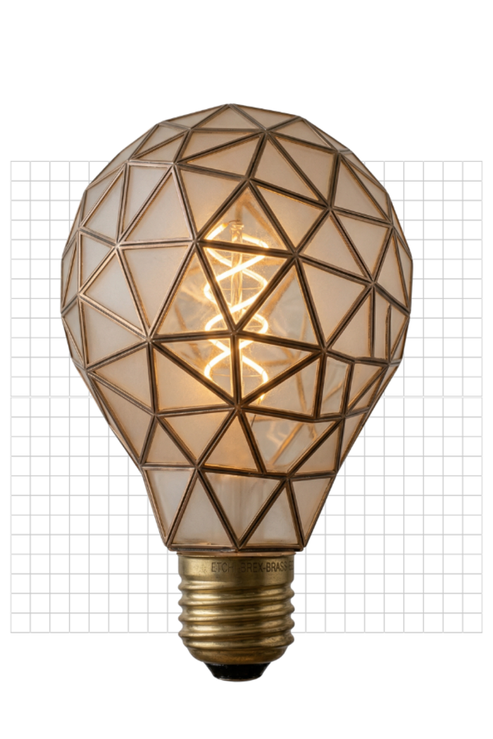 Bombilla geométrica