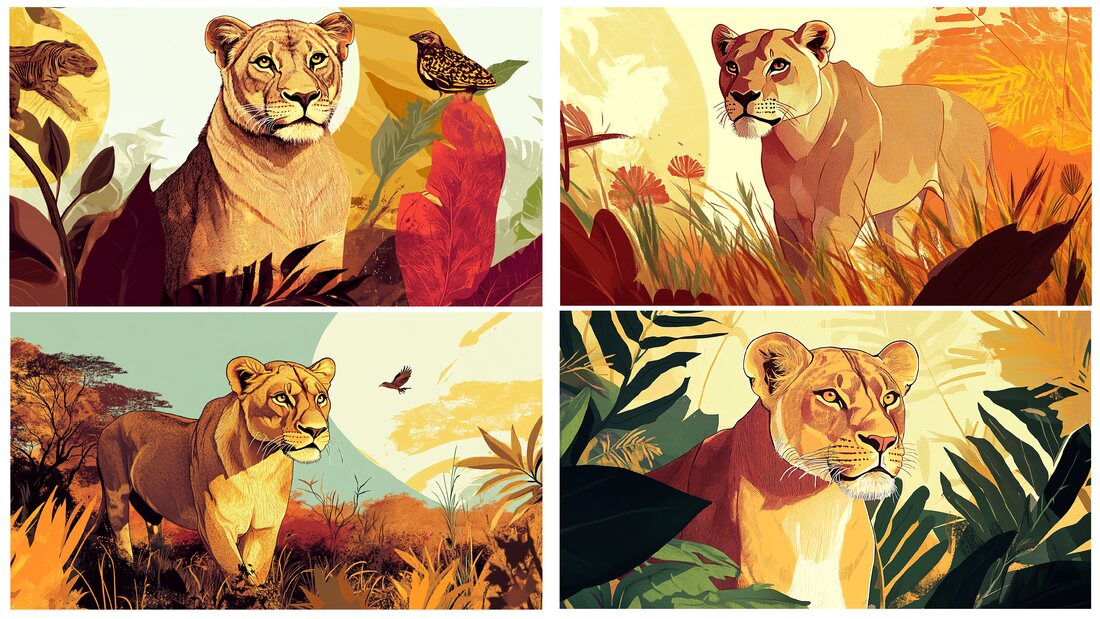 Ilustraciones de sabana